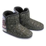 Pantufla Bota Mujer Lana Winter