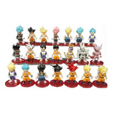 Novo Dragon Ball Super Colección Set 21 Pzs Con Base 7-8cms