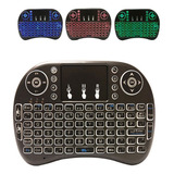 Smart Keyboard Bluetooth Mini I8 Iluminado Sem Fio Usb E