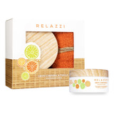 Box Plenitud Relazzi Naranja Lima Crema Corporal + Toalla