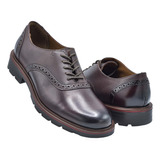 Zapato Caballero Quirelli 88614 Piel Café Vestir 25 Al 31