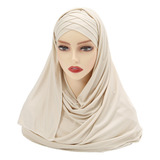 Hijab De Gasa Para Mujer Musulmana Con Gorras Hiyab Instantá
