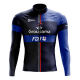 Jersey Ciclismo Ruta Mtb Groupama Fdj 2023 Manga Larga