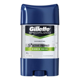 Gillette Desodorante Antitranspirante En Gel Power Rush, 82