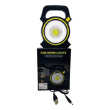 Lampara Linterna Foco Led Recargable De Mano Camping