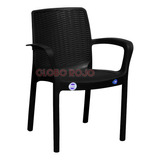 Sillon Plastico Reforzado Simil Ratan Guinea 135kg