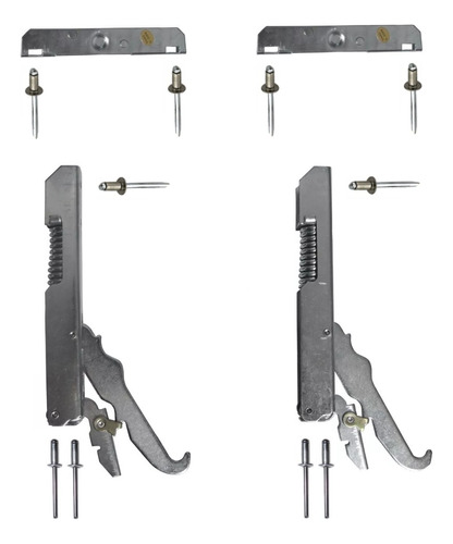 Bisagras Patrick Puerta De Horno Kit Completo Con Remaches 