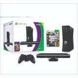 Microsoft Xbox 360 + Kinect Slim 4gb Gta 5