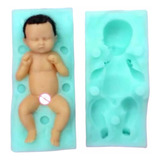 Molde De Silicón Bebé 3d Baby Shower