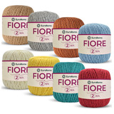 Kit 8 Barbantes Linha Fiore Euroroma - 500m 150g Tex 295 Nº2