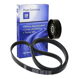 Kit Correa Rodillo Poly V Corsa 1.6 8v 1998 - 2010 C/ Aire