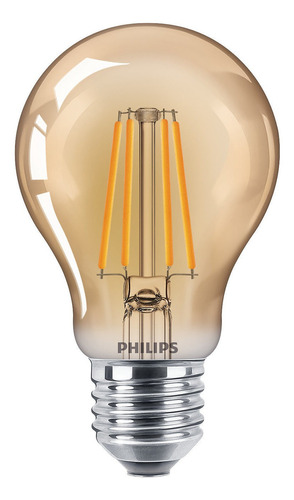 Lâmpada Retrô Filamento Led 4w A60 400lm Bivolt Philips Cor Da Luz Branco-quente 110v/220v