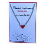 Collar Iman Corazón Para Compartir Amigos Parejas Novios