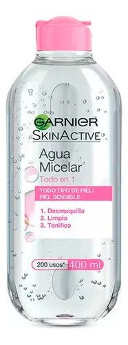 Garnier Skin Active Agua Micelar 400ml Desmaquilla Tonifica