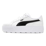 Tenis Puma Karmen L Mujer-blanco/negro