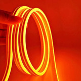 Kit Manguera Luces Neon Led Flexible Exterior 5m + Fuente Luz Naranja