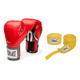 Guantes Pro Style 14oz + Vendas Everfresh De Boxeo Everlast