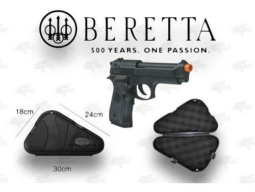 Marcadora Beretta 92a1 Blowback Co2 Bbs 6mm Estuche Xtreme