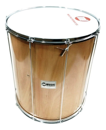 Surdo Madeira 20 Pol 60cm Profissional Music 418 Samba 20x60