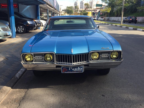 OLDSMOBILE CUTLASS 1968 PLACA PRETA