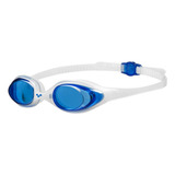 Goggles Natación Arena Spider Transparente 000024-711 Color Blanco - Azul