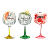 3 Taças Para Gin Tanqueray E Gordons Presentes Criativos