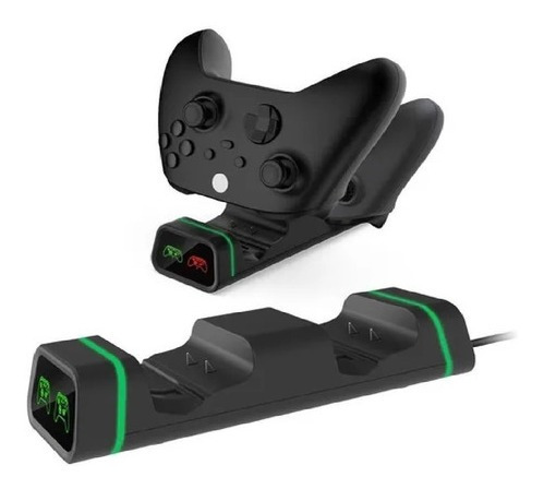 Carregador Led Manete Controle Xbox One Series S 2 Bateria