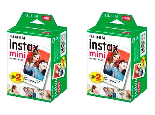 Filme Instax Mini 7s Mini 9 / Mini 12 - 40 Poses Colorido