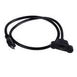 Cable Micro Usb Macho Hembra Extensor 30cm Panel [ Max ]