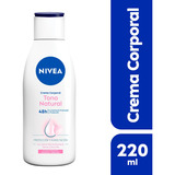 Crema Corporal Nivea Tono Natural Uva/uvb 220ml