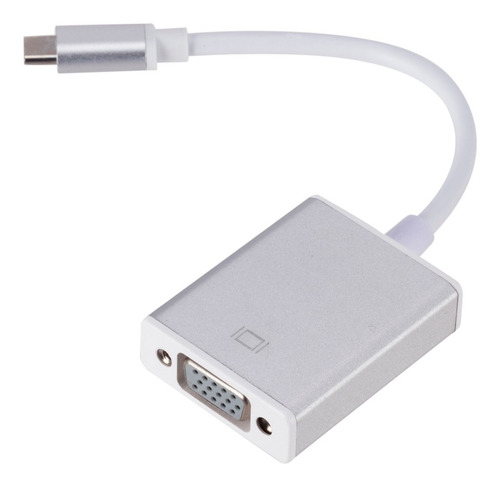 Cabo Adaptador Conversor Usb Tipo C 3.1 X Vga Femea 1080p