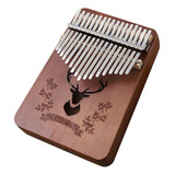 Kalimba Piano De Pulgar Africano Musical De Madera 17 Teclas