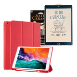 Estuche Smart Case Sop Pencil + Cerámica Para iPad 9 2021