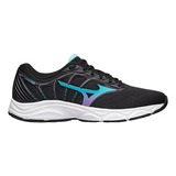 Tênis Mizuno Jet 6 Color Preto/azul - Adulto 35 Br