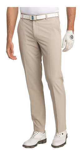 Calça Izod Golf Swing Flex - Bege - 36x30 (usa)