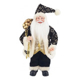 Papai Noel Com Música E Movimento 40cm Decoração Natalina