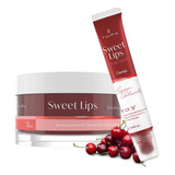 Kit Sweet Lips Cereja Tulipia - Gloss + Esfoliante Labial 