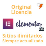 Elementor Pro Original Wordpress Plugin Licencia Actualizado