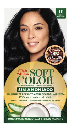 Tintura Coloracion Wella Soft Color Sin Amoniaco Kit