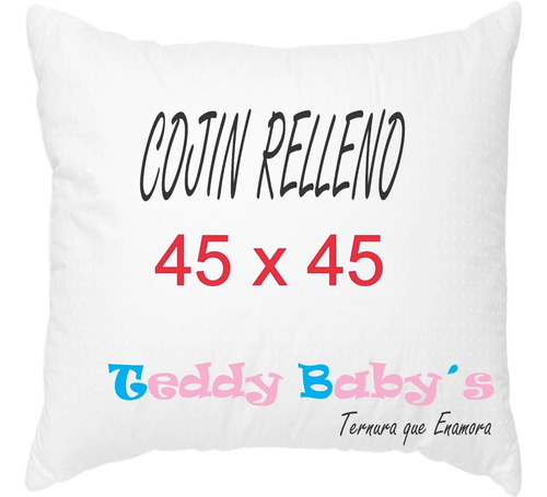 Relleno Para Cojin Teddy Babys 45 X 45 Set 4 Unid