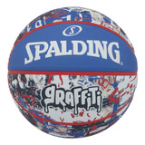 Spalding Unisex - Graffiti Para Adultos Sz6 Bola, Azul/rojo,