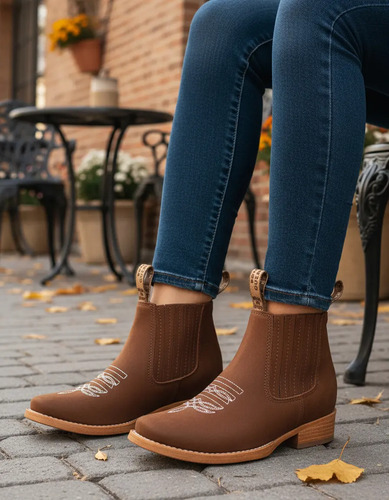 Botin Vaquero Suela De Cuero Negro Y Oro Guerrero Para Niños