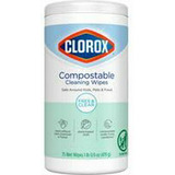 Toallitas De Limpieza Clorox 32486 Free & Clear, Compostable