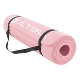 Tapete Para Yoga Ejercicio Entrenamiento Relajacion Fitness Color Rosa Pastel
