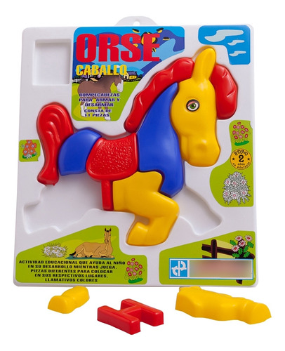 Rompecabezas Infantil Caballo X 11 Piezas Creaplast