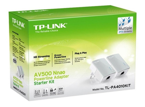 Tp-link Tl-pa4010 Starter Kit Powerline Ethernet 500mbps