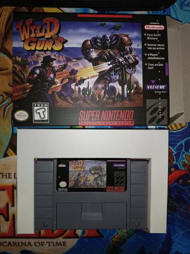 Wild Guns  Snes Super Nintendo Juego Fisico 