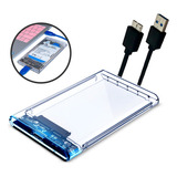 Case Slim P/ Hd Externo 2.5 E Ssd Sata Adaptador Usb 3.0