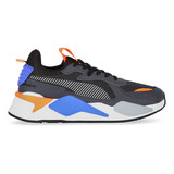 Zapatillas Puma Rs-x Geek En Negro Y Azul | Moov