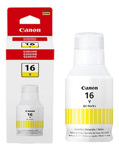 Tinta Gi-16 Amarilla Canon 136 Ml Gx6010 Gx7010